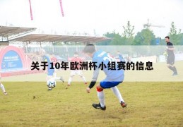 关于10年欧洲杯小组赛的信息