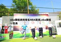 nba赛程表和排名NBA新闻,nba赛程一览表