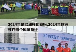 2024年是欧洲杯比赛吗,2024年欧洲杯在哪个国家举行